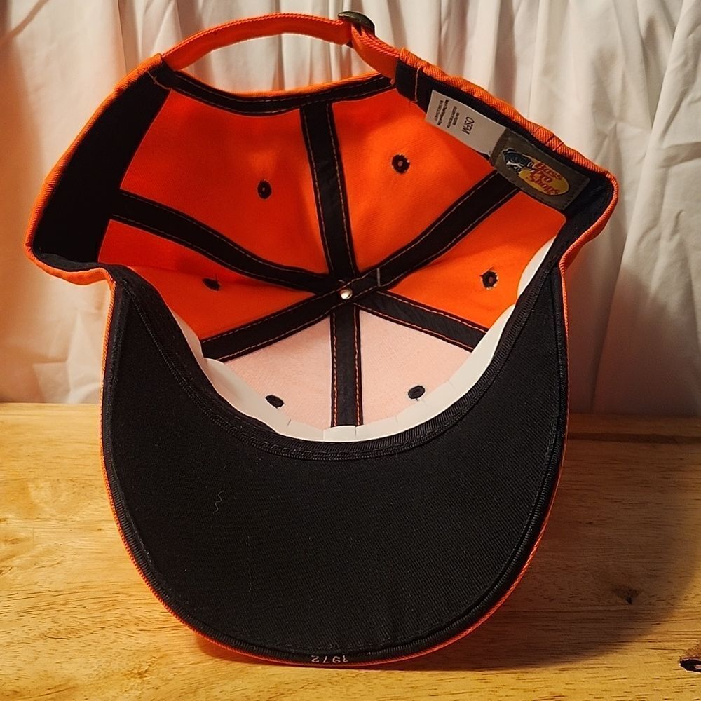 Bass Pro Shops Safety Orange Sliderback Hat - New - Picture 6 of 7